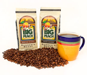 5. Runner’s Roast ($14.99) Runners and coffee are like a partridge and a pear tree. They simply go together. Locally roasted, Big Peach Runner’s Roast is available in two varieties – medium (think sweet citrus) and dark (think lightly smoked).