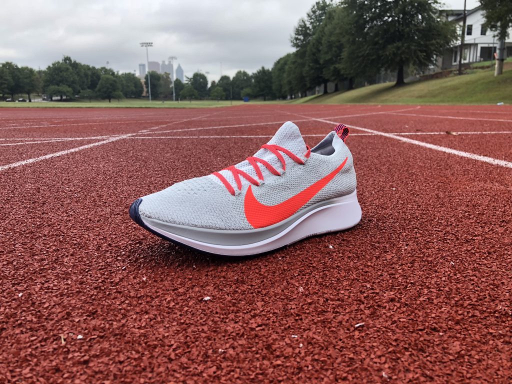 zoom fly flyknit on feet