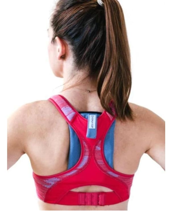 Koala Clip fits well on the back of your sports bra