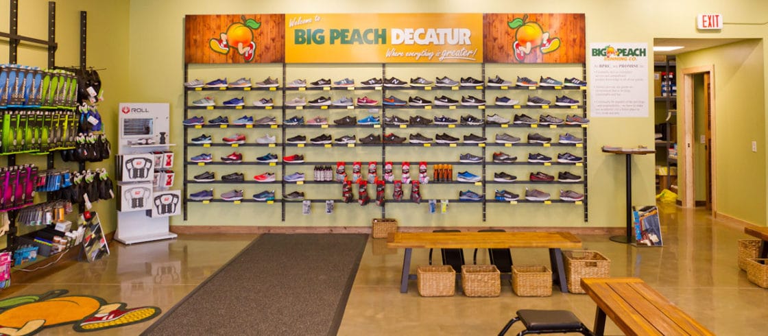 the big peach shoe store