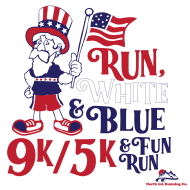 Run White Blue 5k/9k